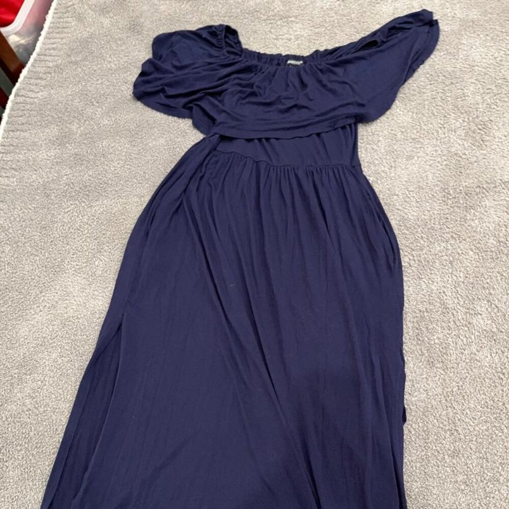 Verabendi Long Dress with Pockets - L